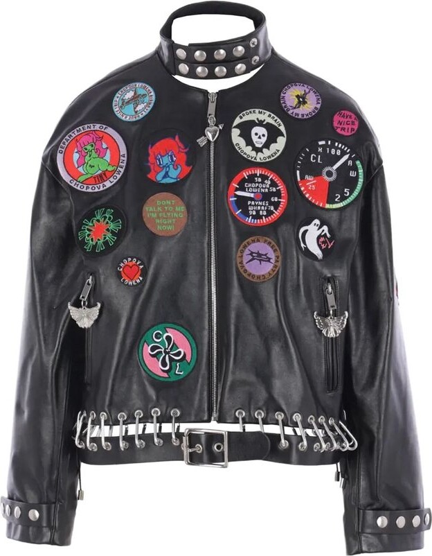 Chopova Lowena Embroidered Patch Jacket