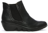 Thumbnail for your product : Fly London Phil Black Leather Wedge Chelsea Boots