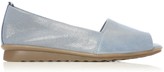 Thumbnail for your product : Shoon Pinda Light Blue Metallic Leather