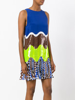 Thumbnail for your product : Emilio Pucci wave colour blocked dress
