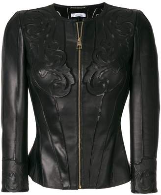Versace embossed jacket