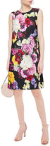 Thumbnail for your product : Dolce & Gabbana Cotton-blend Floral-jacquard Mini Dress