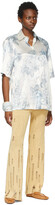 Thumbnail for your product : Acne Studios Blue Pleated Floral Shirt