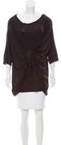 Thumbnail for your product : Elizabeth and James Short Sleeve Draped Top
