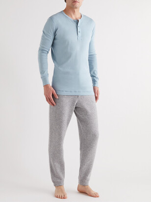 Hemen Biarritz Harri Slim-Fit Organic Cotton-Jersey Henley Pyjama T-Shirt -  ShopStyle