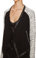 Thumbnail for your product : Chelsea Flower Harper Tweed Leather Trim Jacket
