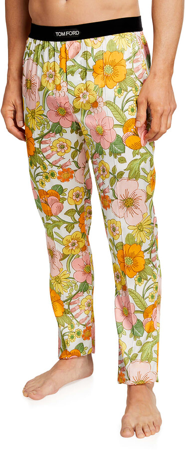 Tom Ford Men's 60s Floral-Print Pajama Pants - ShopStyle Bottoms