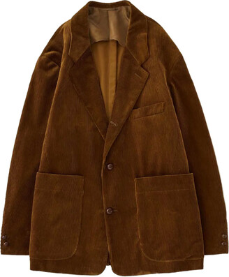 Studio Nicholson Mizumi Oversized Twill Blazer - ShopStyle