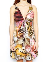Thumbnail for your product : Traffic People Tribal Butterfly Print Tea Dress