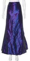 Thumbnail for your product : Carmen Marc Valvo Flared Maxi Skirt w/ Tags