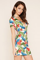 Thumbnail for your product : Forever 21 FOREVER 21+ Tropical Cutout Mini Dress