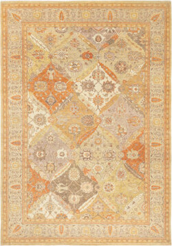 Isabelline Cacey Mogul One-of-a-Kind Hand-Knotted New Age 6'3\