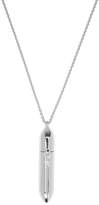 Thumbnail for your product : Tom Wood Silver Large Bullet Necklace