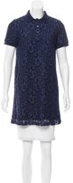 Thumbnail for your product : MSGM Short Sleeve Lace Tunic