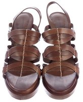 Thumbnail for your product : Bottega Veneta Leather Platform Sandals