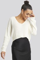 Thumbnail for your product : NA-KD V-neck Cropped Knitted Sweater