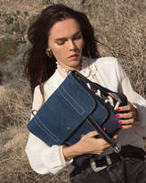 Thumbnail for your product : J.W.Anderson Disc Layered Denim Satchel Bag