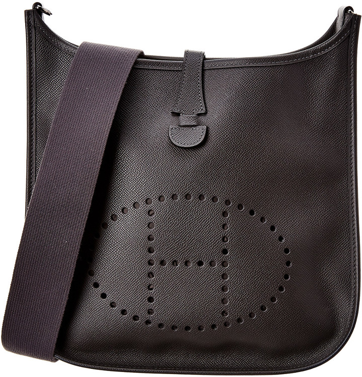 Hermes Graphite Epsom Leather Evelyne I Pm ShopStyle Bags