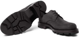 Jil Sander Nubuck Derby Shoes - Black