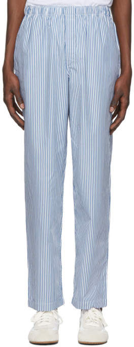 Sunspel Blue and White Striped Pyjama Pants - ShopStyle Pajamas