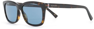 Gucci GG0449S 003 rectangular-frame sunglasses