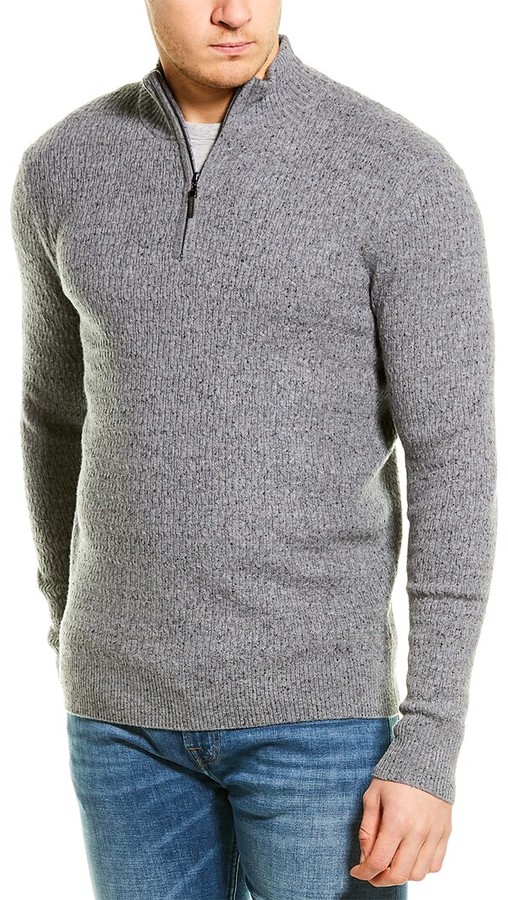 qi cashmere men's sweater