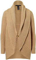 Thumbnail for your product : Ralph Lauren Black Label Wool-Cashmere Shawl Collar Cardigan