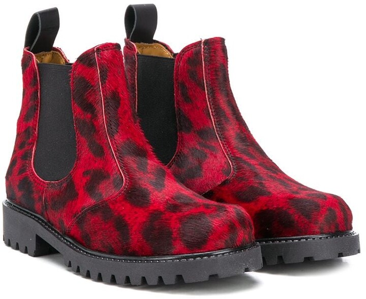 leopard print boots for kids