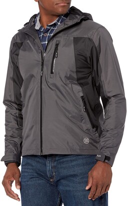 Wrangler Men's Waterproof Zip Front Rain Jacket - ShopStyle