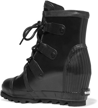 Sorel Rubber Wedge Ankle Boots