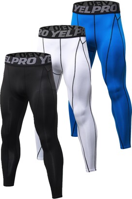 BUYJYA 3 Pack Men's Compression Pants Running Tights Workout Leggings  Athletic Cool Dry Yoga Gym Clothes Gift, Blue-army Green-black, Small :  : Clothing, Shoes & Accessories