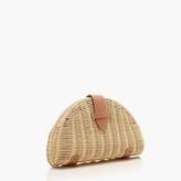 Thumbnail for your product : J.Crew Fan rattan clutch