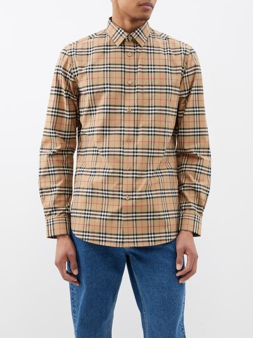 Burberry Check Shirt Men | Shop the world's largest collection of 