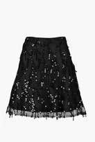 Thumbnail for your product : boohoo Athena Tassled Sequin Mini Skirt