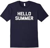 Thumbnail for your product : Hello Summer T-Shirt funny saying sarcastic novelty humor