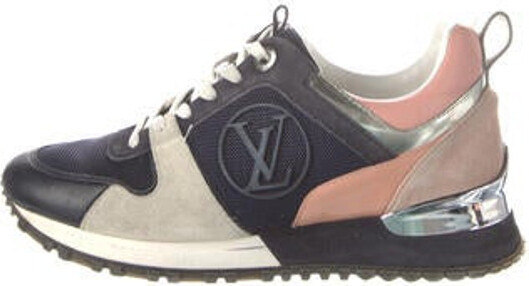 Louis Vuitton Printed Suede Sneakers