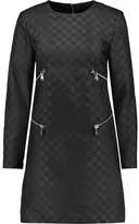 Marc By Marc Jacobs Zip-Embellished Faille Mini Dress