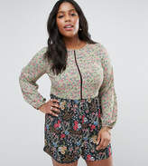 Thumbnail for your product : ASOS Curve CURVE Mix And Match Floral Romper