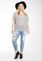 Thumbnail for your product : Forever 21 FOREVER 21+ Plus Size Striped Knit Top