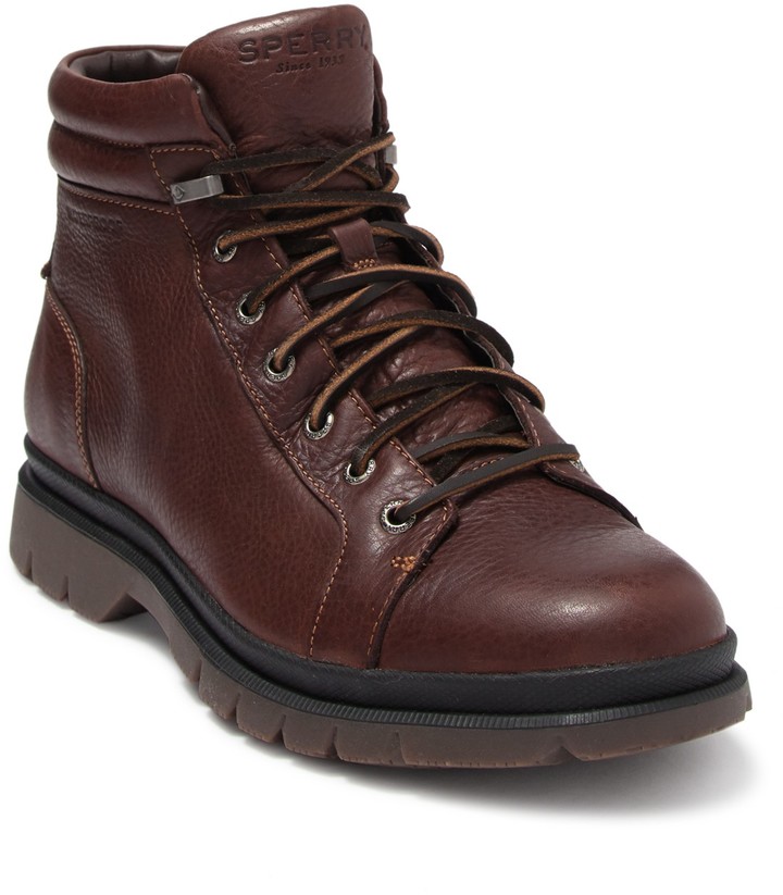 sperry lace up boots