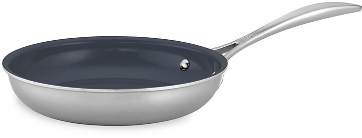 Demeyere 5-Plus Nonstick Fry Pan with Lid - 9.5 Stainless Steel