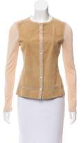 Thumbnail for your product : Max Mara 'S Suede-Paneled Cardigan