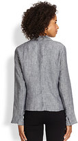 Thumbnail for your product : Eileen Fisher Linen Short Jacket