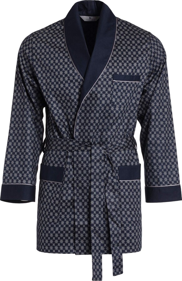 Revise RE509 Elegant Men's Dressing Gown Short 100 cotton