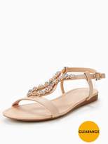 Thumbnail for your product : Wallis Shell Pastel Jewelled Flat