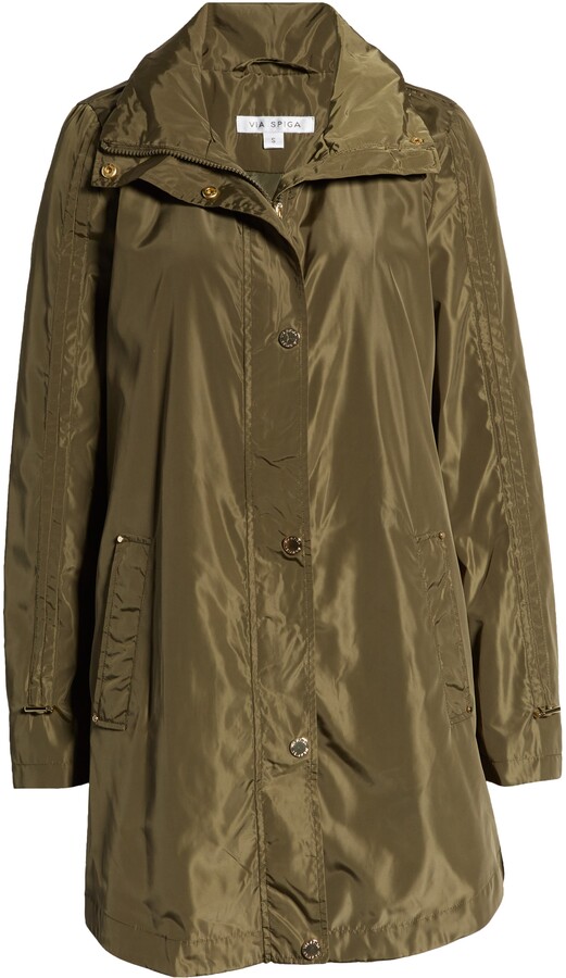 via spiga packable raincoat