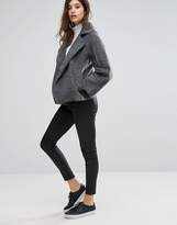 Thumbnail for your product : NATIVE YOUTH Cropped Oversized Lapel Jacket