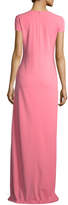 Thumbnail for your product : St. John Split-Front Stretch-Crepe Gown