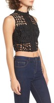Thumbnail for your product : Astr Women's Mia Crochet Crop Tank