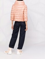 Thumbnail for your product : Herno High-Neck Three-Quarter Sleeves Puffer Jacket